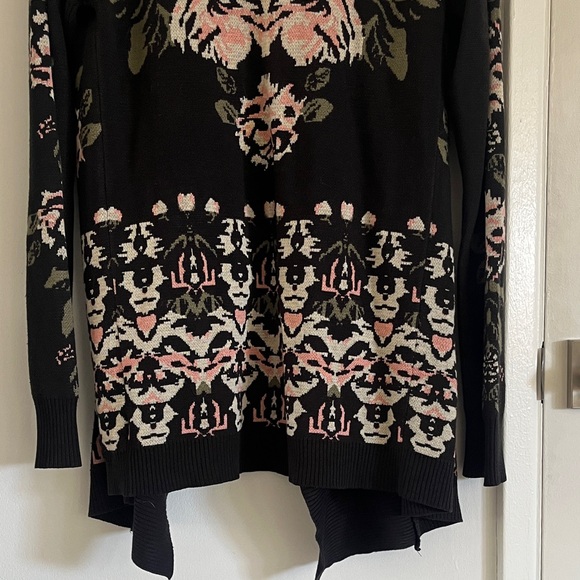 Urban Outfitters Staring at Stars Floral Cardigan Open Front Boho Sweater S - Picture 8 of 8